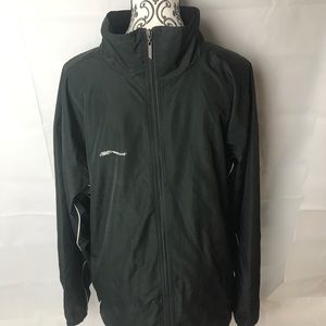 Vintage forest green Reebok jacket